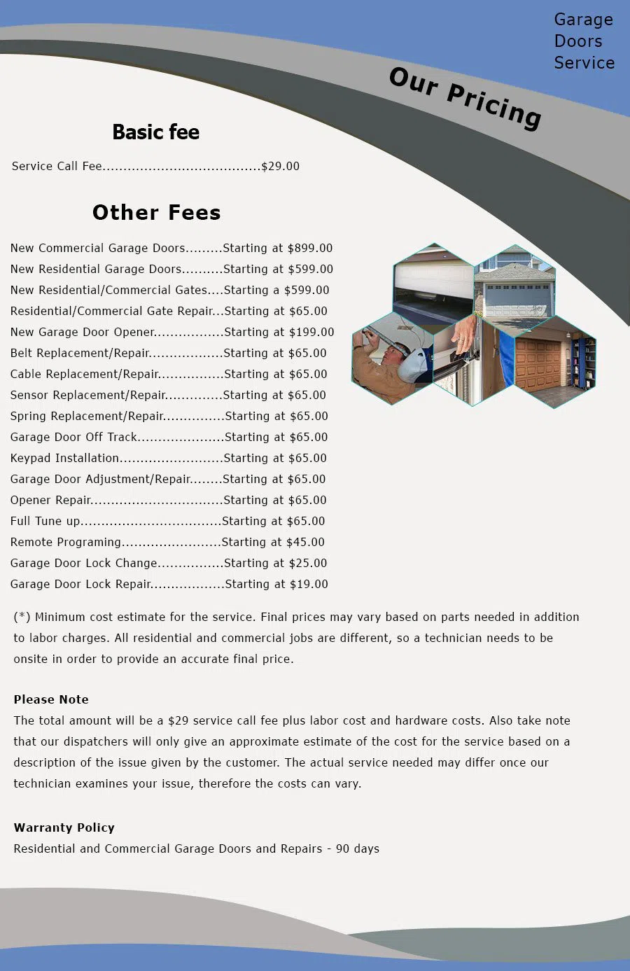 Security Garage Door Service Hammond, IN 219-237-0042